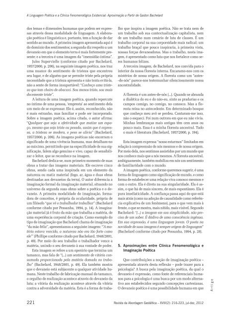 Revista da Abordagem Gestáltica - ITGT