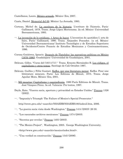 NARRATIVAS MARGINALES Y GUERRA SUCIA EN MÉXICO (1968 ...