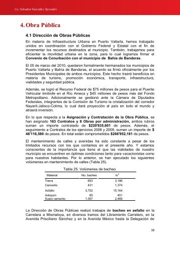 4. Obra Pública - H. Ayuntamiento de Puerto Vallarta