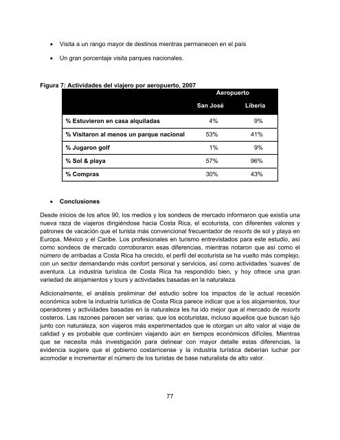 Impacto del Turismo Relacionado con el Desarrollo en la Costa ...