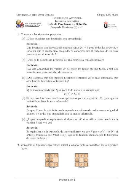 Solución - Grupo de Inteligencia Artificial - Universidad Rey Juan ...