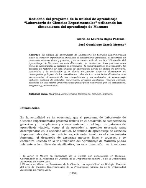 Laboratorio de Ciencias Experimentales - e-cademic