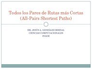 Todos los Pares de Ruta más Corta - Ciencias Computacionales