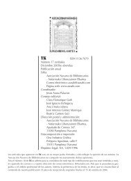 Número completo - Asociación Navarra de Bibliotecarios