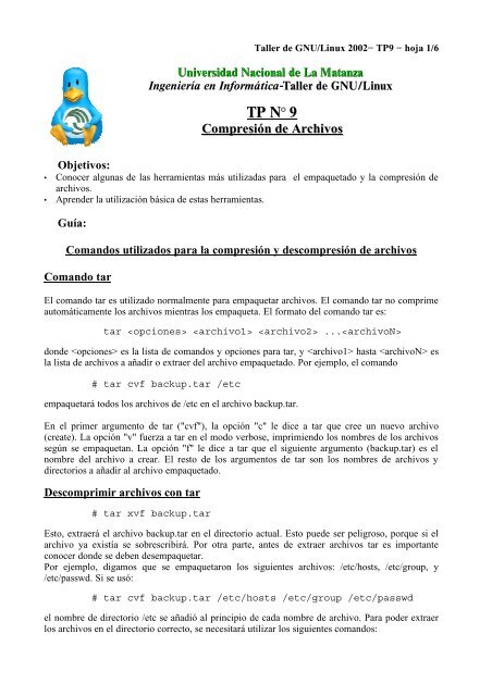 TP N° 9 - Taller de GNU/Linux