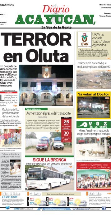 SIGUE LA BRONCA - Diario de Acayucan