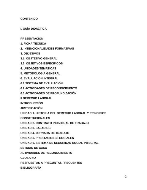 derecho laboral-módulo - Fundación Universitaria Luis Amigó