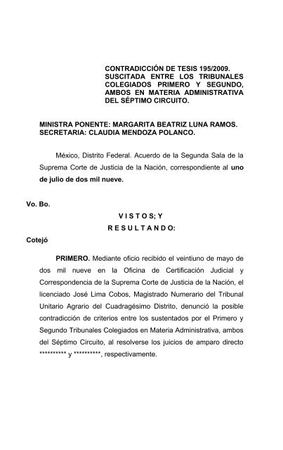 CONTRADICCIÓN DE TESIS 12/2008-PL - SCJN