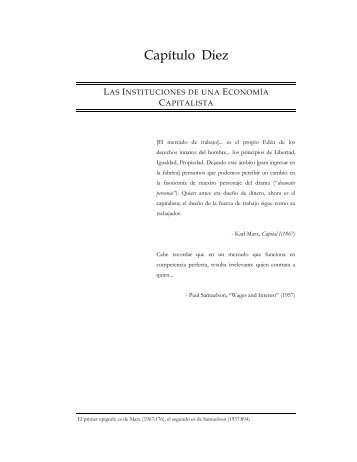 Descargar capítulo 10 en PDF - Microeconomía de Samuel Bowles