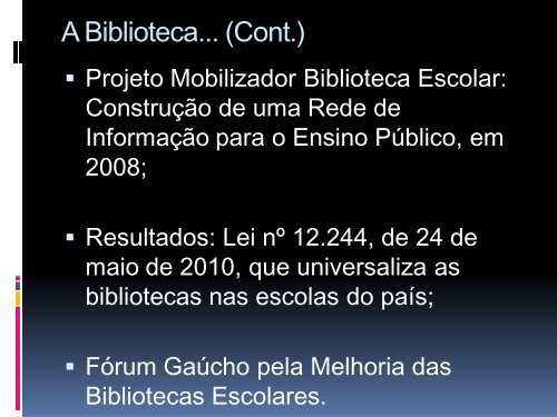 TrabalhoOral-A leitura na biblioteca escolar.pdf - Unicamp