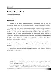 Política de Saúde no Brasil∗ - fnepas