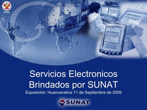 Servicios Electronicos Brindados por SUNAT - ONGEI