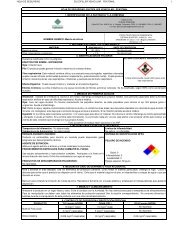 Hoja de seguridad - Toxement