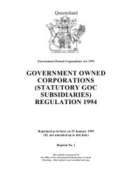 government owned corporations (statutory goc subsidiaries)