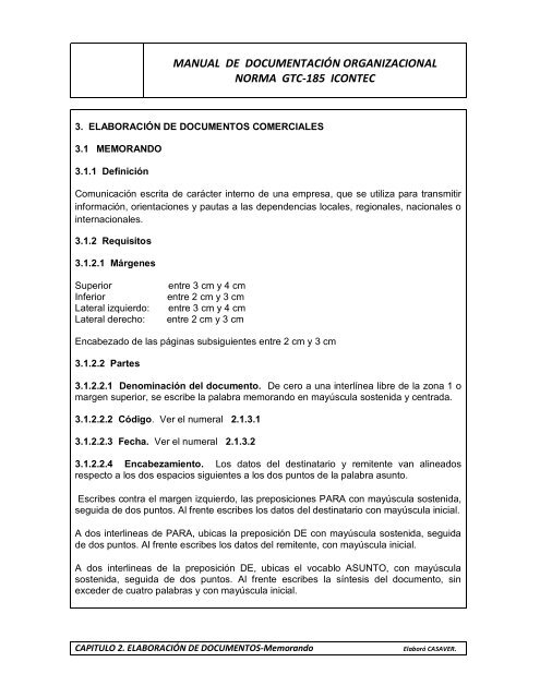 manual de documentación organizacional norma gtc-185 icontec