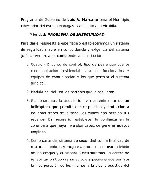 Luis A. Marcano - Consejo Nacional Electoral