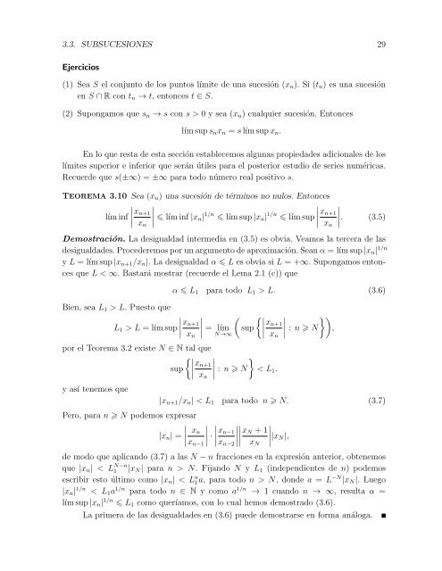 Análisis Matemático vol. I Funciones de una variable real. *