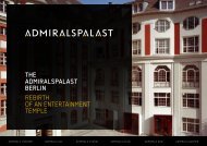 THE ADMIRALSPALAST BERLIN REBIRTH OF AN ENTERTAINMENT