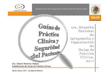 Subsecretaría de Integración y Desarrollo del Sector Salud - Centro ...