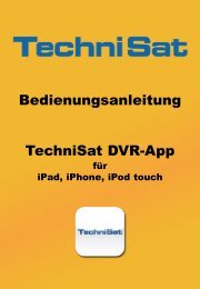 Anleitung für TechniSat DVR-App Stand - Primacom