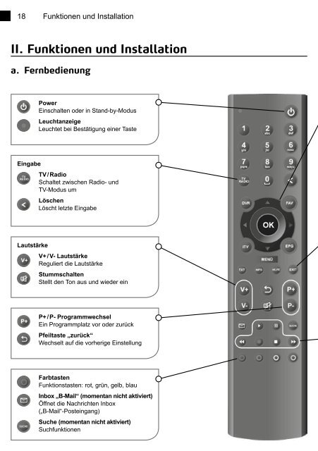 Anleitung HD-Festplattenreceiver - Primacom