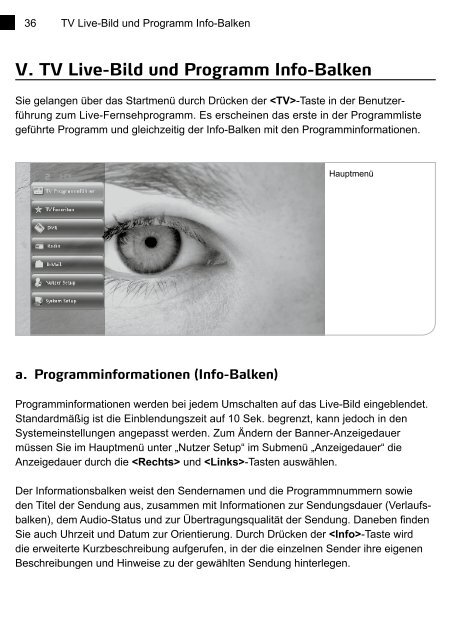 Anleitung HD-Festplattenreceiver - Primacom