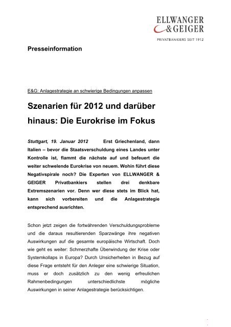 Artikel als PDF - Ellwanger & Geiger