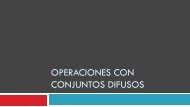 OPERACIONES CON CONJUNTOS DIFUSOS