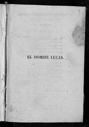 EL DOMINE LUCAS.
