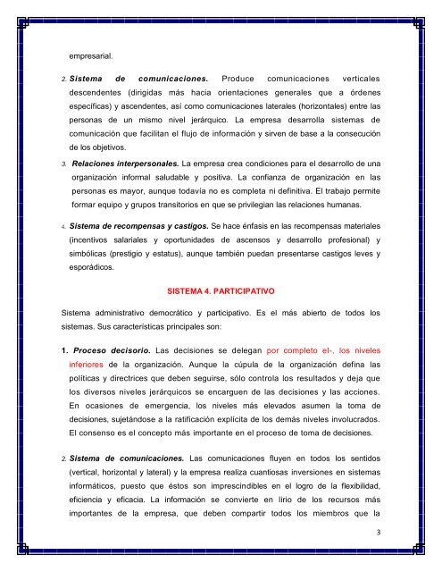 1 SISTEMA 1. AUTORITARIO-COERCITIVO Sistema administrativo ...