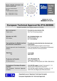 European Technical Approval No ETA-06/0006