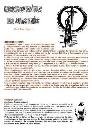 Vía-crucis con parábolas para niños y jóvenes, pdf - Javier Leoz