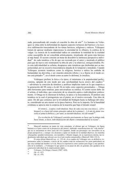 Ortega, Rosales y Velázquez: una mirada sobre un influjo ...