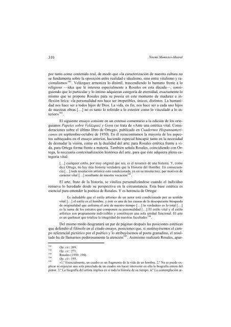 Ortega, Rosales y Velázquez: una mirada sobre un influjo ...