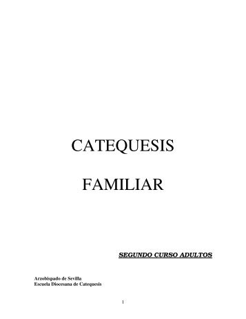 CATEQUESIS FAMILIAR