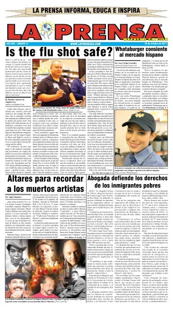 Is the flu shot safe? - La Prensa De San Antonio