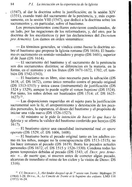 BAUTISMO Y CONFIRMACIÓN. Sacramentos de iniciación ... - 10