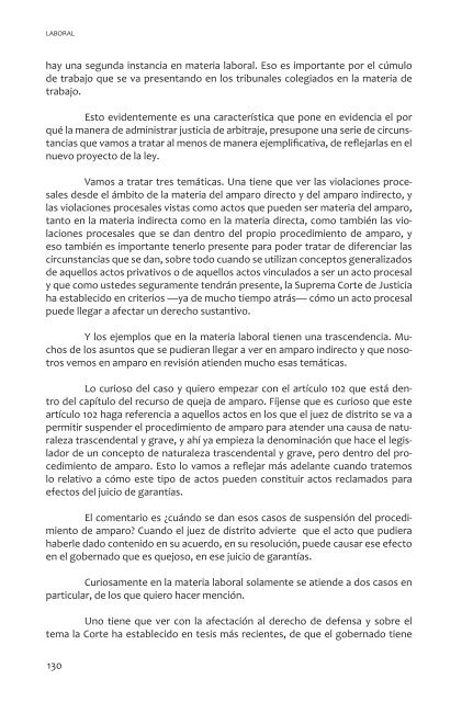 Repercusión de las Reformas Constitucionales y Proyecto de las ...