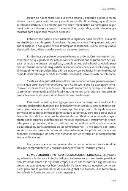 Repercusión de las Reformas Constitucionales y Proyecto de las ...