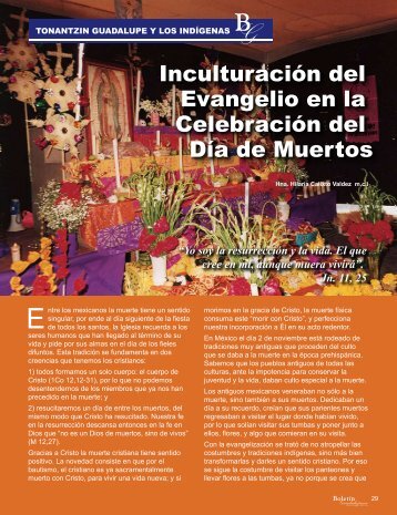 Inculturación del Evangelio en la Celebración del Día de Muertos