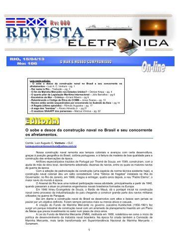 Revista Eletrônica de Abril - Centrodoscapitaes.org.br