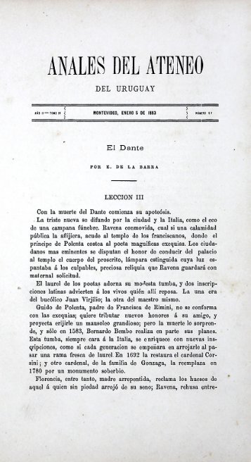 Año 2, t. 4, nº 17 - Publicaciones Periódicas del Uruguay