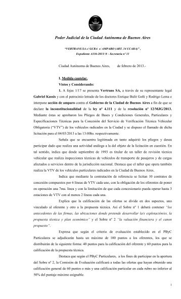 MEDIDA CAUTELAR - LICITACION PUBLICA.rtf - Consejo de la ...