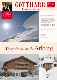 Winter dreams on the arlberg