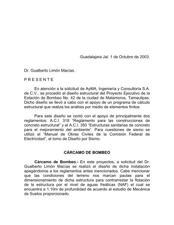 REVISION ESTRUCTURAL DE LA CASA HABITACION UBICADA ...