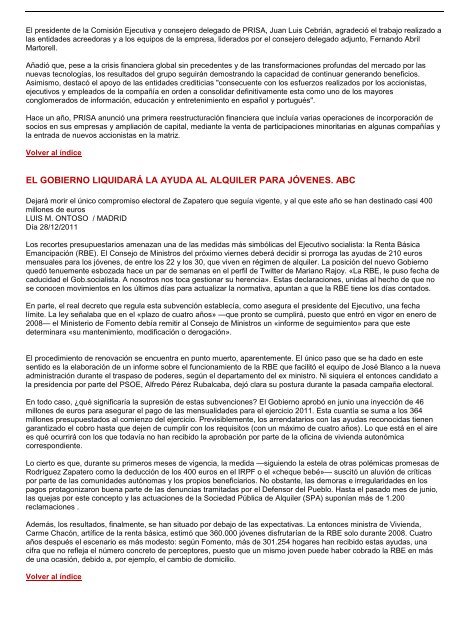 RESUMEN DE PRENSA - Comisiones Obreras de Madrid
