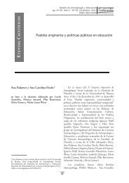 Pueblos originarios y políticas públicas en educación - Instituto de ...