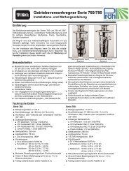 Getriebeversenkregner Serie 760/780 - Proehl-gmbh.de