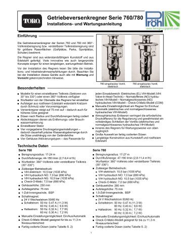 Getriebeversenkregner Serie 760/780 - Proehl-gmbh.de