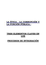 La Etica, la Corrupción y la Función Pública - Poder Judicial de la ...